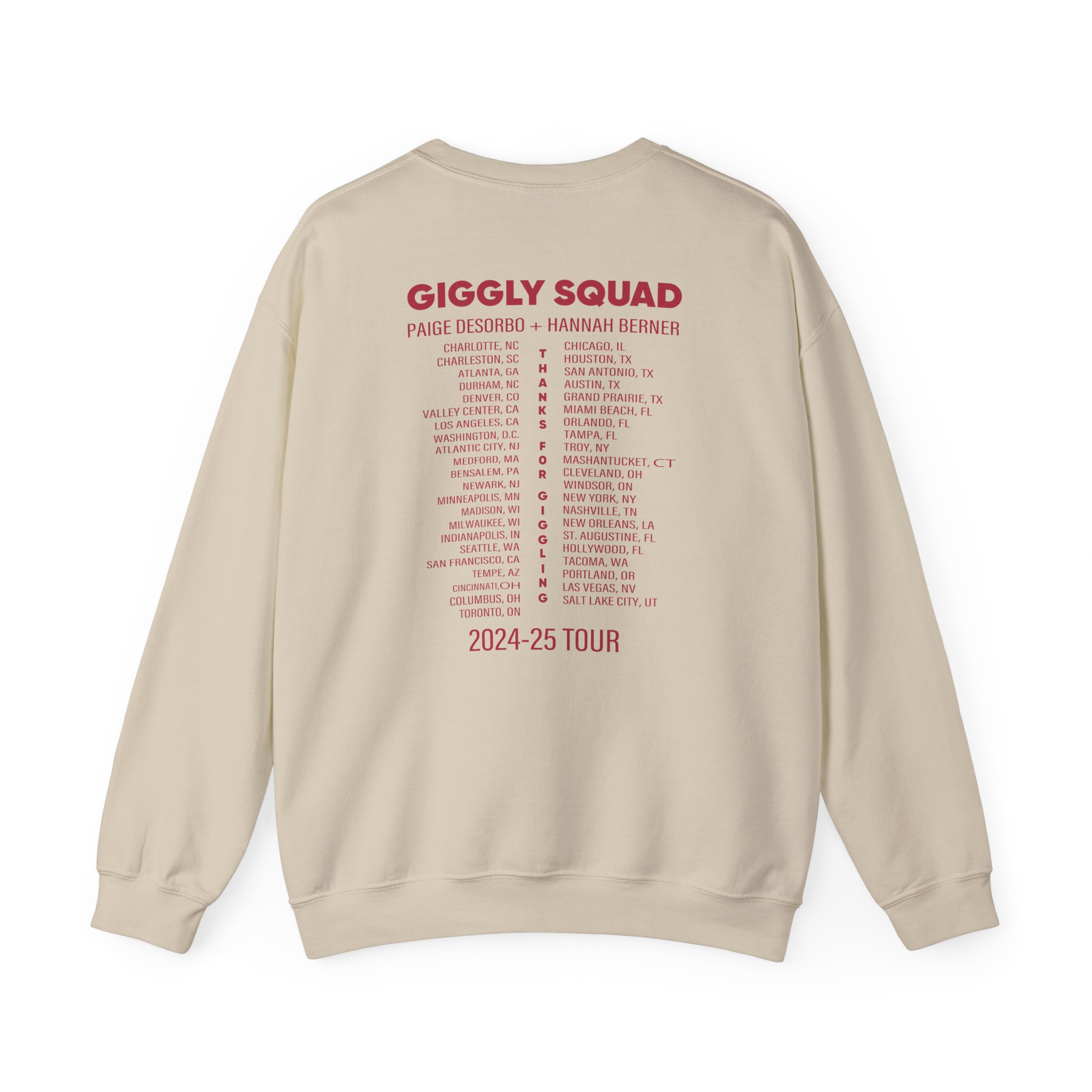 Giggly Squad Thank You for Giggling 2024-2025 Sweatshirt - Image 2
