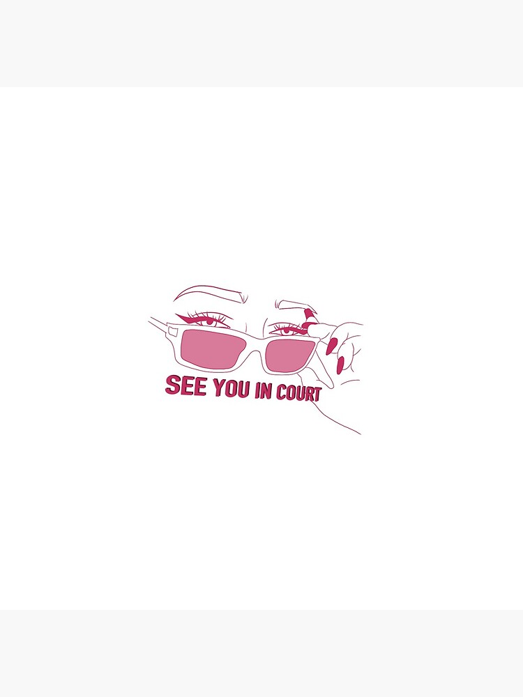 See You In Court Podcast Energy Throw Pillow - Image 2