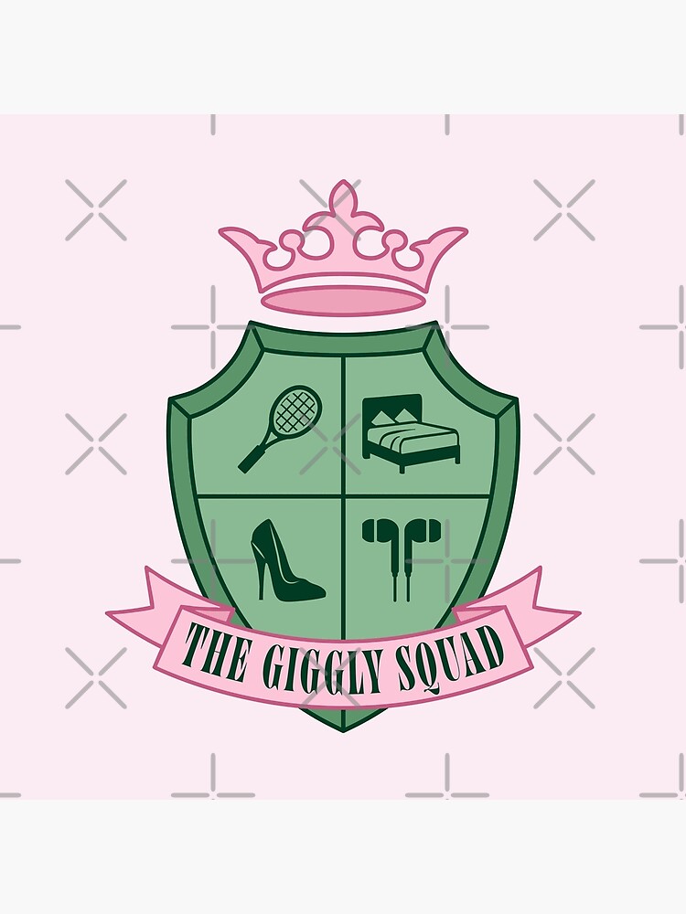 Giggly Squad Crest Edition Throw Pillow - Image 2