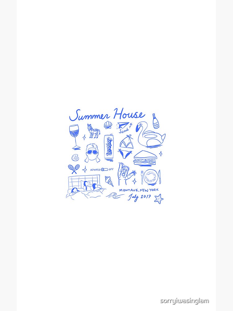 Summer House Montauk Hamptons Bravo Shower Curtain - Image 2