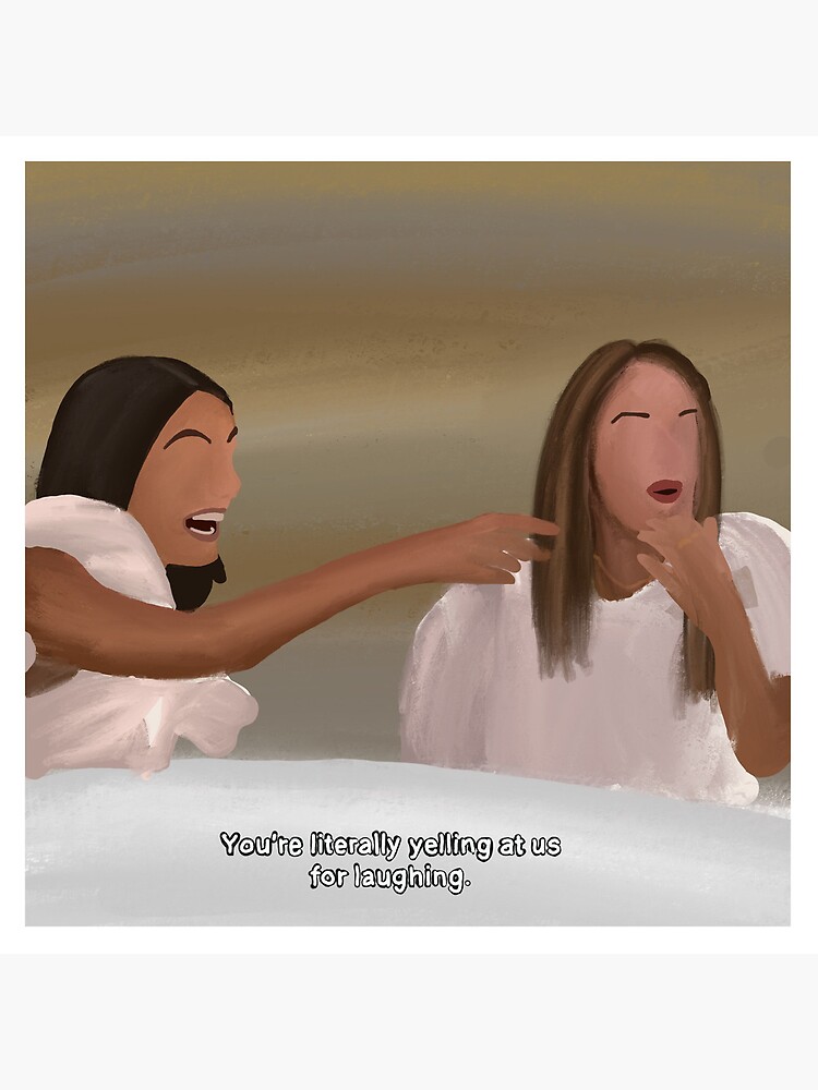 Giggly Squad Original Podcast Cartoon Tapestry - Image 2