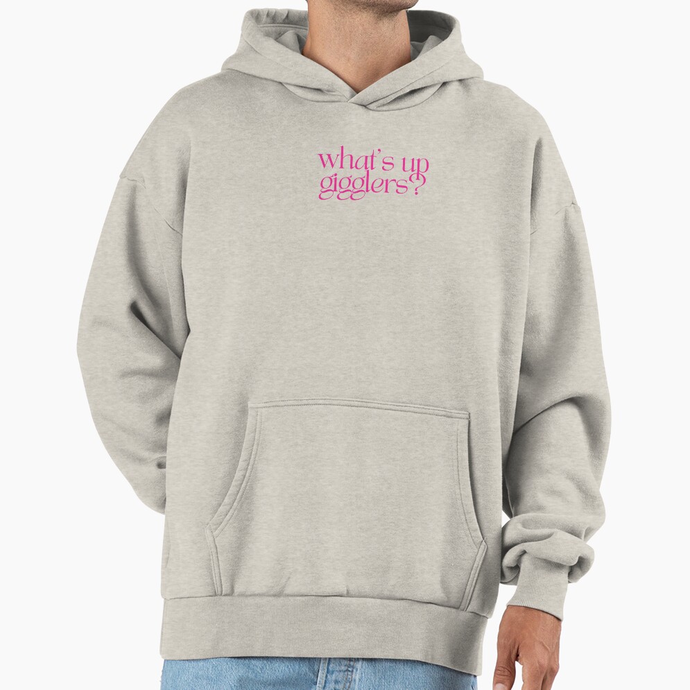 What’s Up Gigglers Podcast Quote Hoodie - Image 4