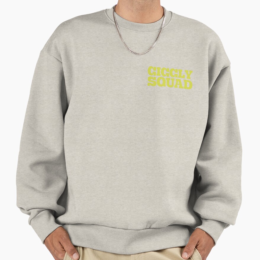 Giggly Squad Podcast Green Edition Sweatshirt - Image 3