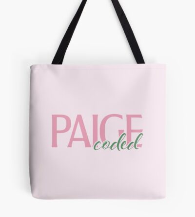 Paige Coded Giggly Squad Aesthetic Tote Bag
