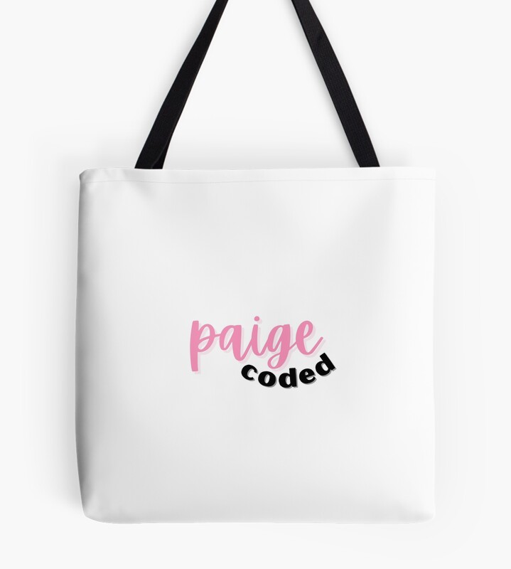 Paige Desorbo Coded Giggly Squad Tote Bag