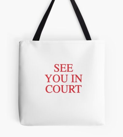 Giggly Squad Podcast See You In Court Tote Bag
