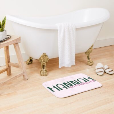 Alternative view of Hannah Coded Giggly Squad Unique Bath Mat