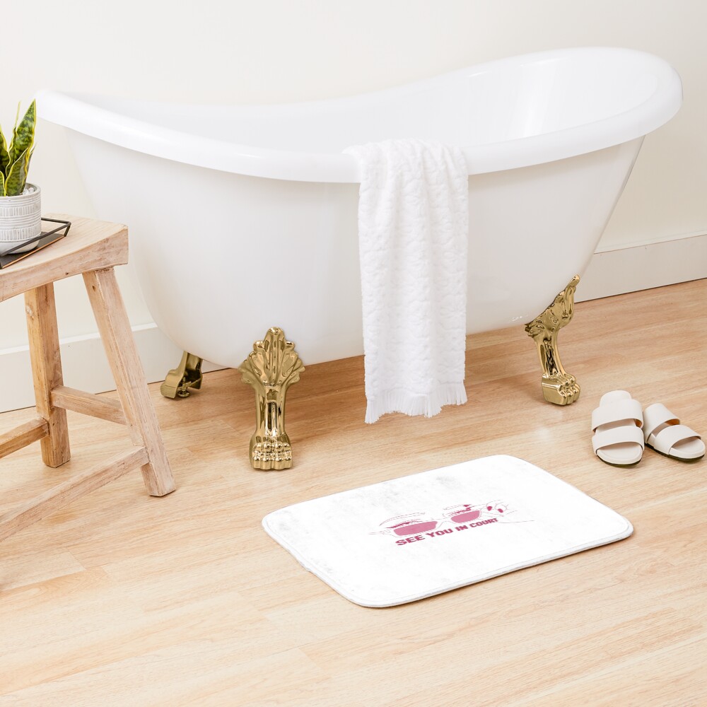 See You In Court Podcast Energy Bath Mat - Image 2
