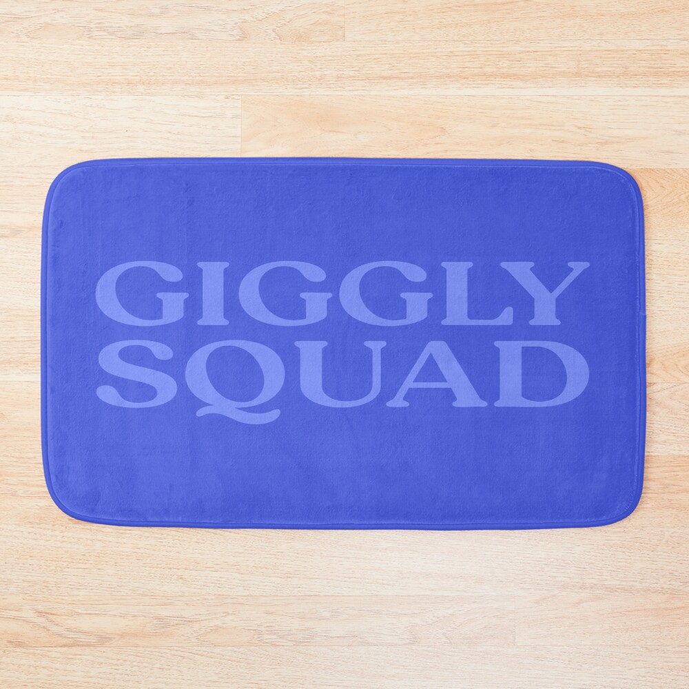 Giggly Squad Podcast Vibes Bath Mat