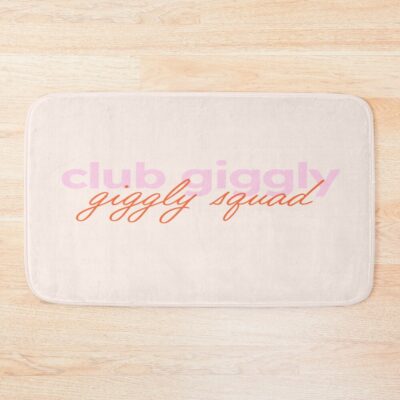 Club Giggly Pink Podcast Style Bath Mat