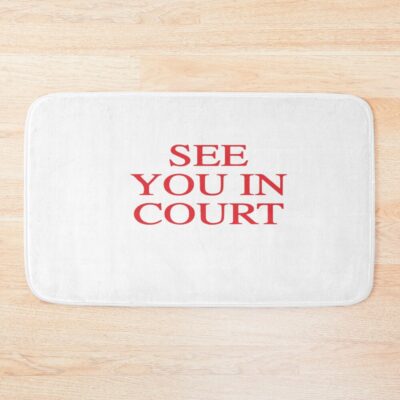 Giggly Squad Podcast See You In Court Bath Mat