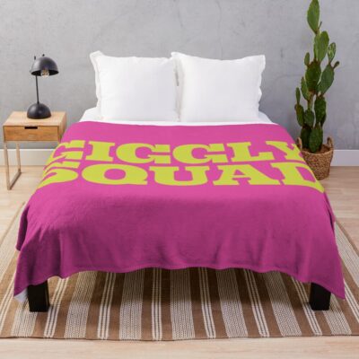 Giggly Squad Podcast Pink Edition Throw Blanket