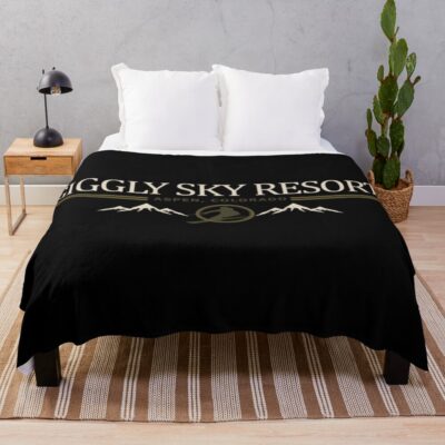 Giggly Squad Retro Comedy Vibes Throw Blanket