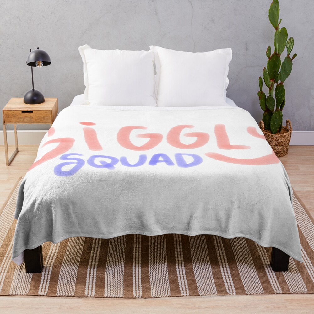 Giggly Squad Comedy Duo Style Throw Blanket