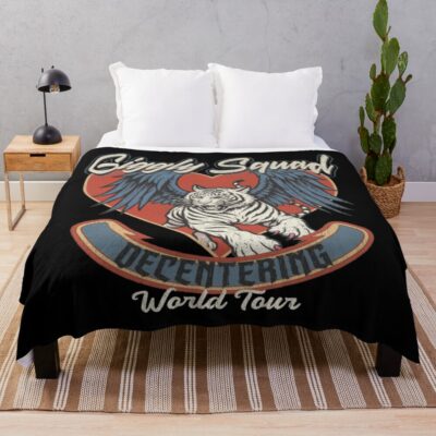 Giggly Squad Decentering World Tour Throw Blanket