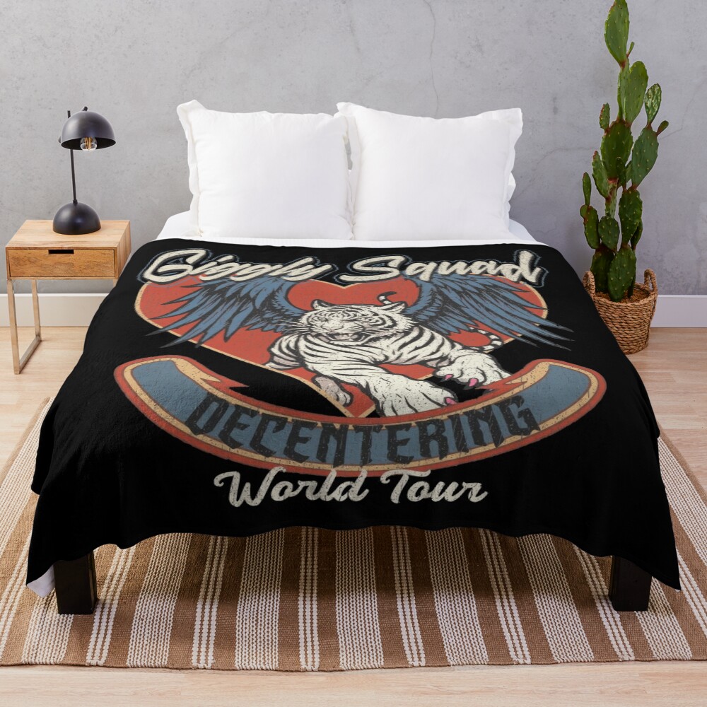 Giggly Squad Decentering World Tour Throw Blanket