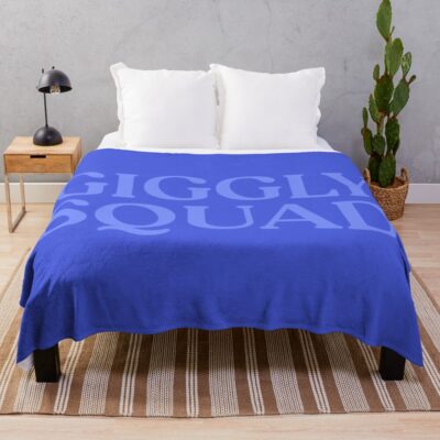 Giggly Squad Podcast Vibes Throw Blanket