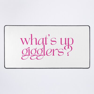 What’s Up Gigglers Podcast Quote Mouse Pad