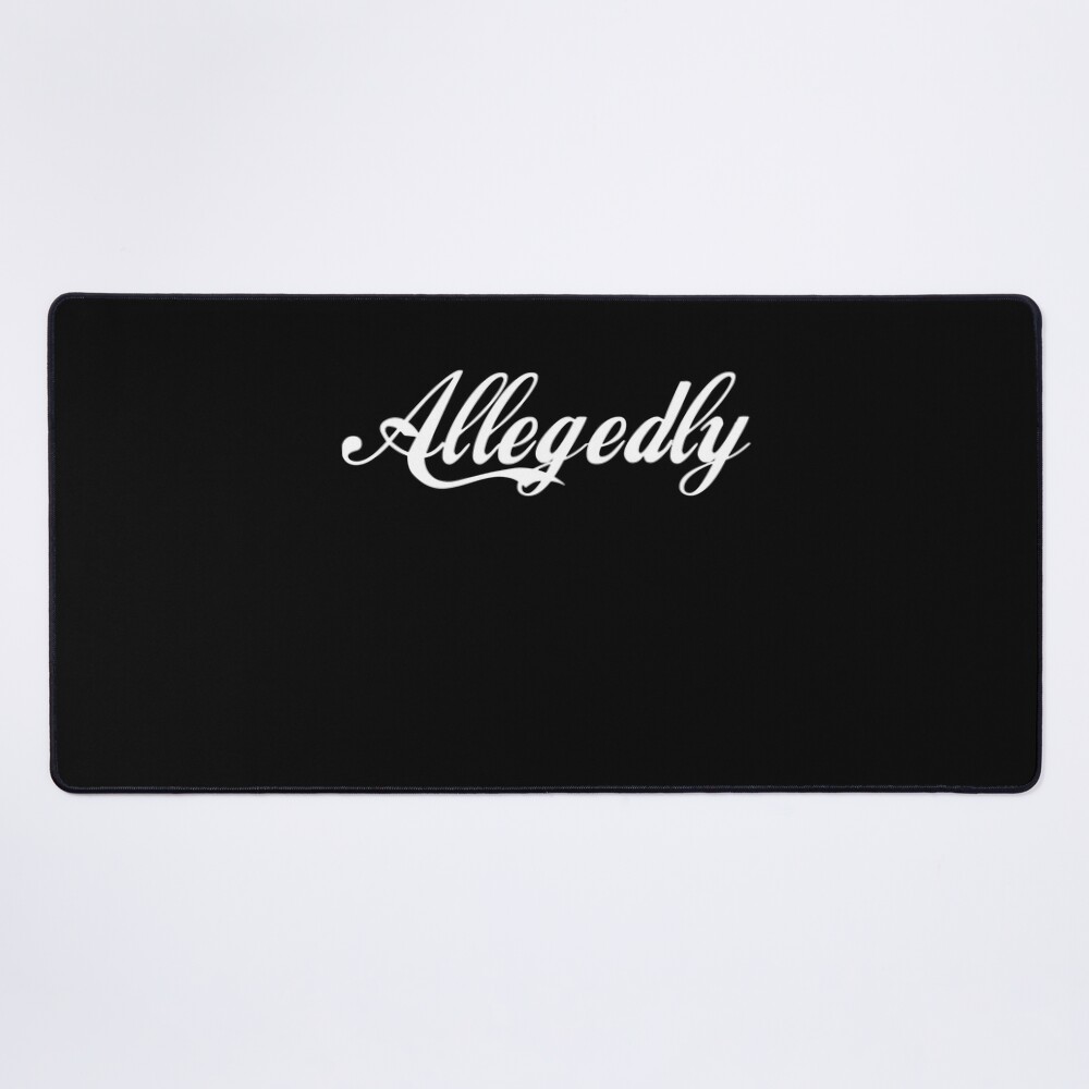Allegedly Giggly Squad Minimal Podcast Mouse Pad