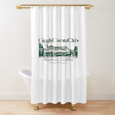Giggly Squad Late Night Aesthetic Shower Curtain