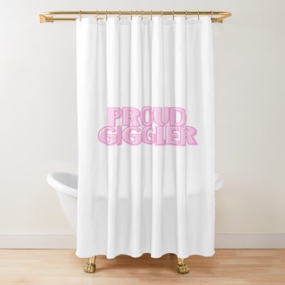 What’s Up Gigglers Podcast Quote Shower Curtain