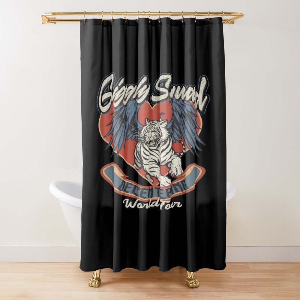 Giggly Squad Decentering World Tour Shower Curtain