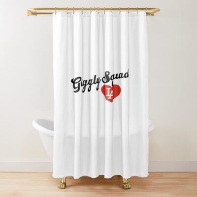 Giggly Squad Comedy Podcast Energy Shower Curtain