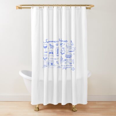 Summer House Montauk Hamptons Bravo Shower Curtain