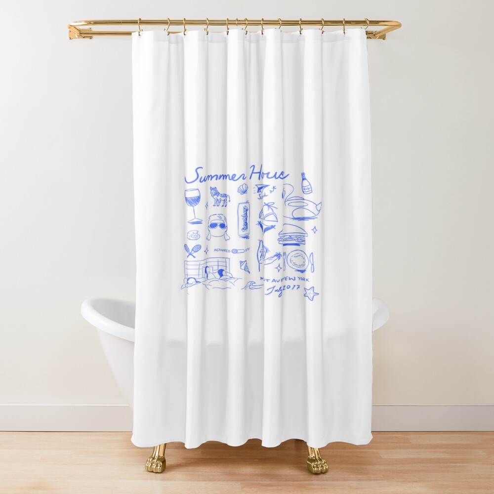 Summer House Montauk Hamptons Bravo Shower Curtain