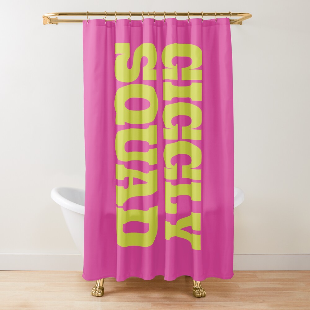 Giggly Squad Podcast Green Edition Shower Curtain