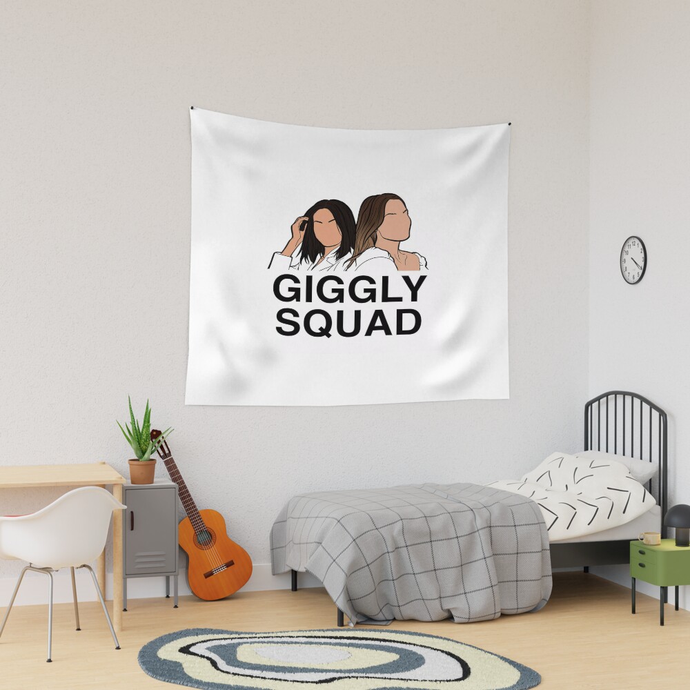 Giggly Squad Minimal Podcast Design Tapestry