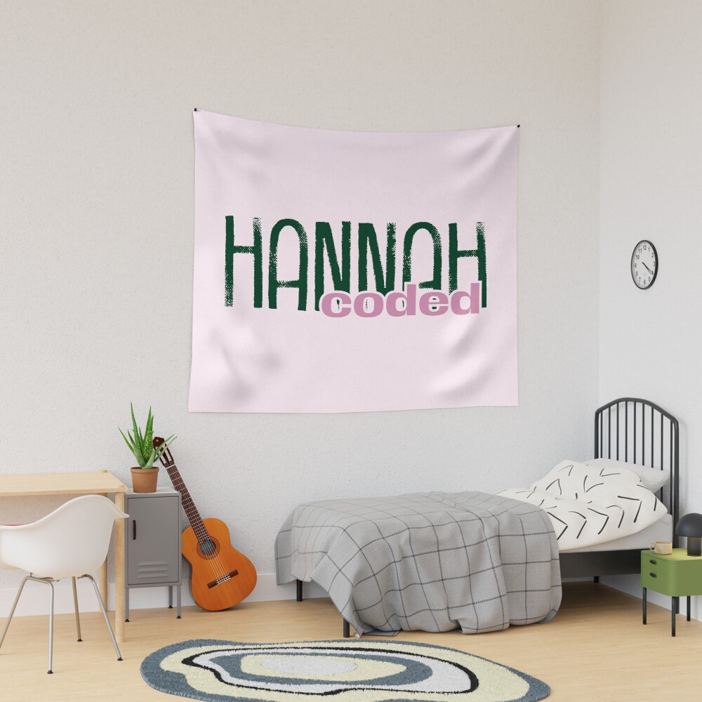 Hannah Coded Giggly Squad Unique Tapestry