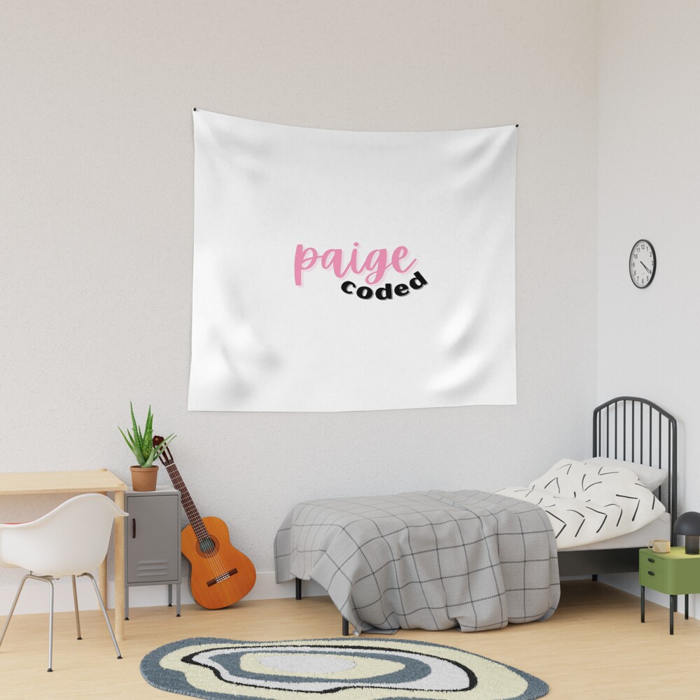 Paige Desorbo Coded Giggly Squad Tapestry