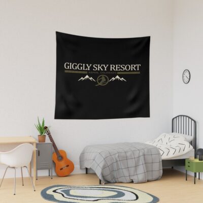 Giggly Squad Retro Comedy Vibes Tapestry