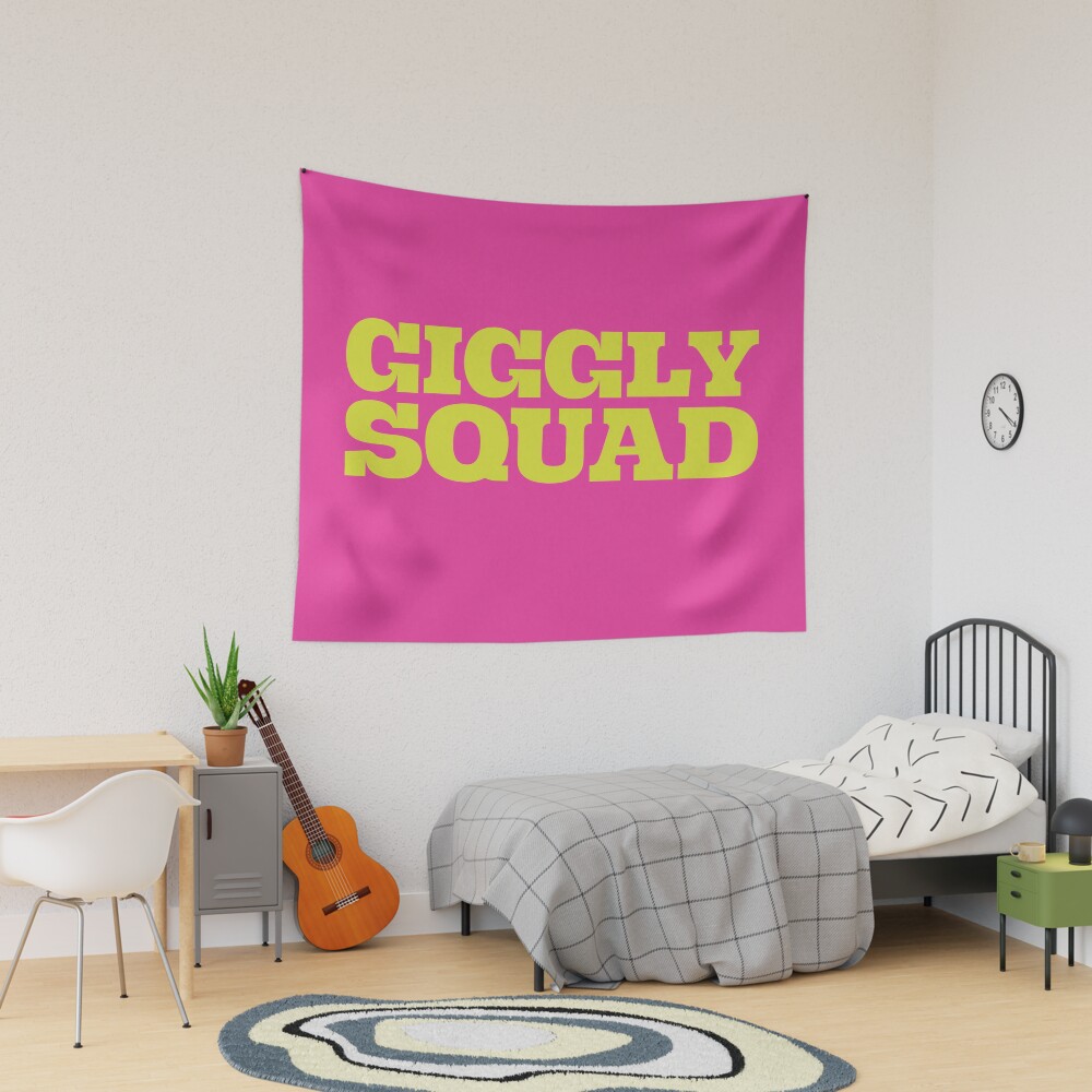 Giggly Squad Podcast Pink Edition Tapestry