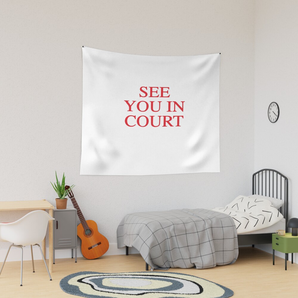 Giggly Squad Podcast See You In Court Tapestry