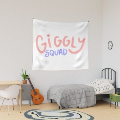 Giggly Squad Comedy Duo Style Tapestry