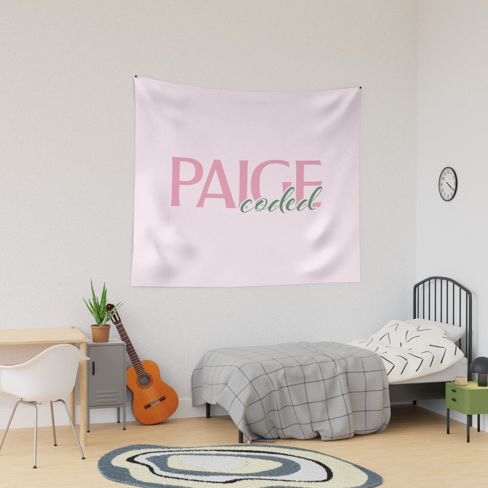 Paige Coded Giggly Squad Aesthetic Tapestry