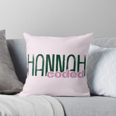 Hannah Coded Giggly Squad Unique Throw Pillow