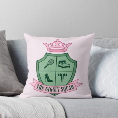 Giggly Squad Crest Edition Throw Pillow