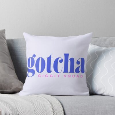 Gotcha Paige Desorbo Giggly Squad Throw Pillow